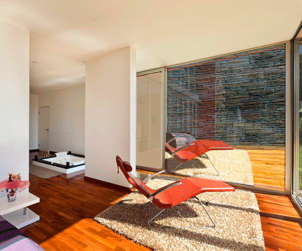 Lámina de doble efecto espejo para máximo rechazo de calor con 82% de ESTR. INTERIOR CON FILM Lámina de doble efecto espejo para máximo rechazo de calor con 82% de ESTR. INTERIOR CON FILM